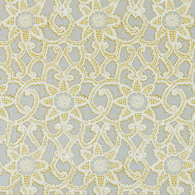 DURALEE FABRICS-42444 -240-GOLD/SILVER