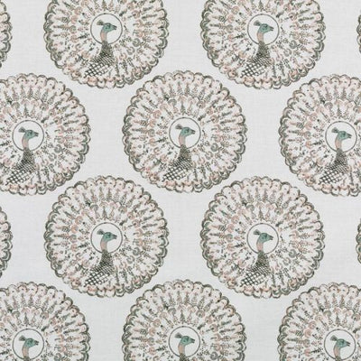 DURALEE FABRICS-21082 -700-PINK/GREEN