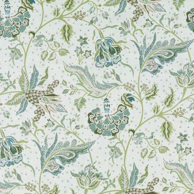 DURALEE FABRICS-21086 -601-AQUA/GREEN