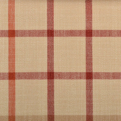 DURALEE FABRICS-32533 -90-NATURAL/RED