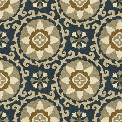 KRAVET DESIGN - EXOTIC SUZANI - SAPPHIRE