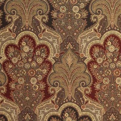 Schumacher Fabrics , a selection of fabrics such as velvet, damask, cotton, silk, linen and sheers.