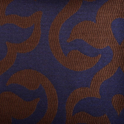 DURALEE FABRICS-15450 -108-BLUE/BROWN