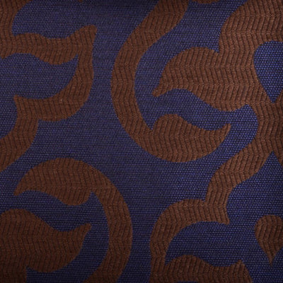 DURALEE FABRICS-15450 -108-BLUE/BROWN