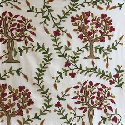SCHUMACHER FABRICS -3415000-HIGHGROVE TREE CREWEL