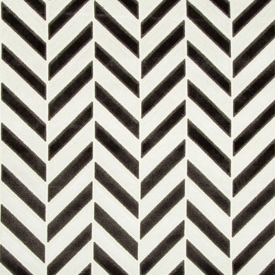 KRAVET COUTURE - PINNACLE VELVET - IVORY/NOIR