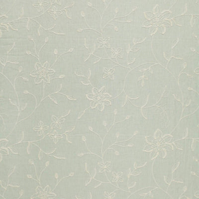 SCHUMACHER FABRICS -3491000-GEORGIA LINEN EMBROIDERY