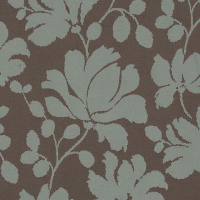 DURALEE FABRICS-32860 -680-AQUA/COCOA