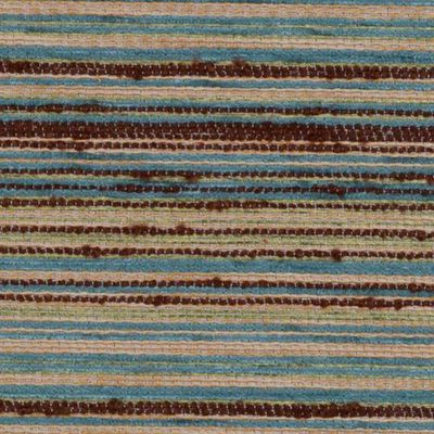 DURALEE FABRICS-71062 -108-BLUE/BROWN