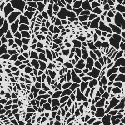 DURALEE FABRICS-71100 -295-BLACK/WHITE