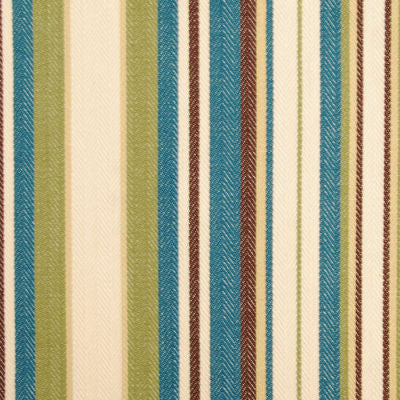 SUBURBAN FABRICS-71038 -680-AQUA/COCOA