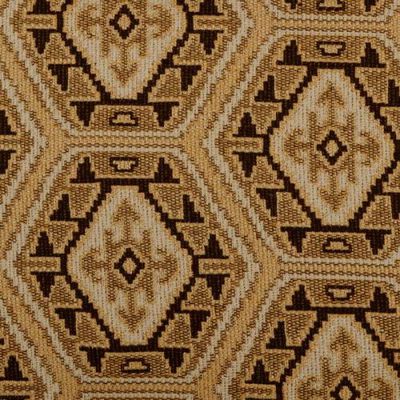 DURALEE FABRICS-71066 -711-BLACK/GOLD