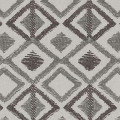 HIGHLAND COURT FABRICS-HA61428 -606-LINEN/CHARC