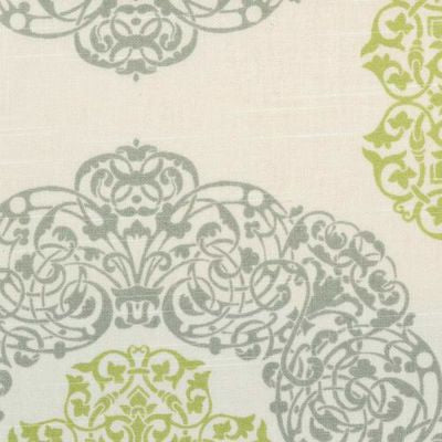 DURALEE FABRICS-72080 -20-NATURAL/GREE