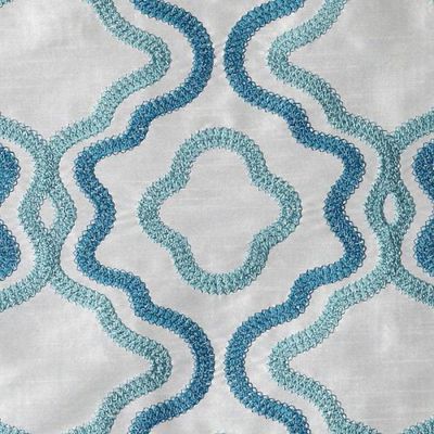 DURALEE FABRICS-DA61295 -19-AQUA