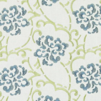 SUBURBAN FABRICS-73034 -601-AQUA/GREEN