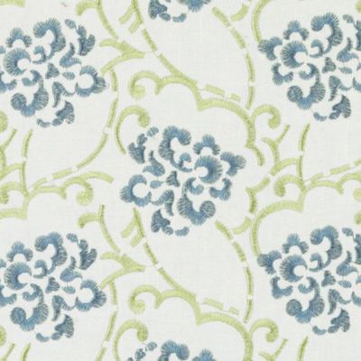 SUBURBAN FABRICS-73034 -601-AQUA/GREEN