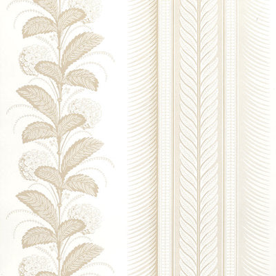 Schumacher Wallcovering - 5004450-Hydrangea Drape - White