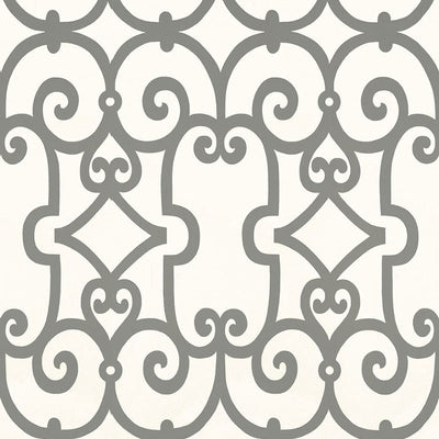 Schumacher Wallcovering - 5005053-Manor Gate - Charcoal