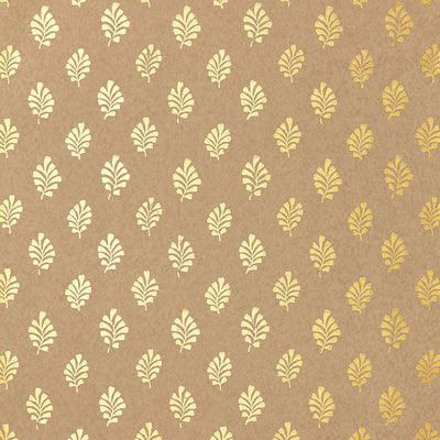 Schumacher Wallcovering - 5005233-Bakara Leaf - Gilt