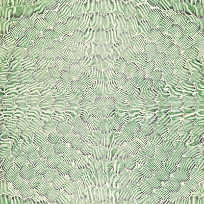 Schumacher Wallcovering - 5006072-Feather Bloom - Emerald & Ore