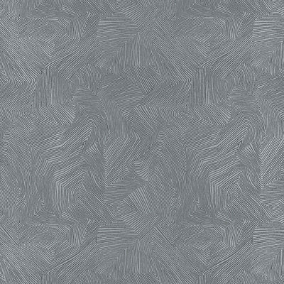 Schumacher Wallcovering - 5007770-Labyrinth Metallic - Mercury