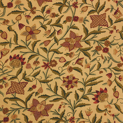 Schumacher Fabrics , a selection of fabrics such as velvet, damask, cotton, silk, linen and sheers.