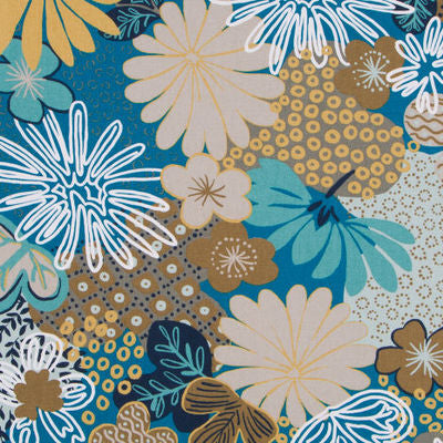 ROBERT ALLEN FABRICS-ZOMPI -AEGEAN