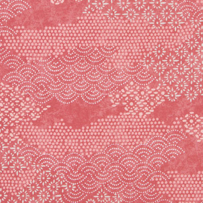 ROBERT ALLEN FABRICS-COTTON HOUSE -RHUBARB