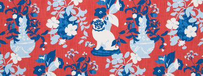 ROBERT ALLEN FABRICS-MANOR BORN -CHERRY