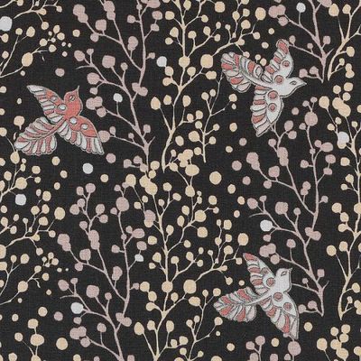 LULU DK FABRICS-LE42610 -102-EBONY