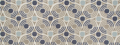 ROBERT ALLEN FABRICS-TETRADISC BK -INDIGO