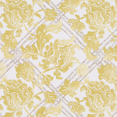 ROBERT ALLEN FABRICS-FLORAL LATTICE -ZEST