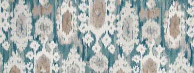 ROBERT ALLEN FABRICS-IKAT REFLECT -AEGEAN