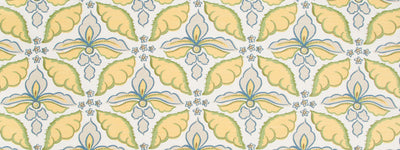 ROBERT ALLEN FABRICS-PAINTED DAMASK -LEAF