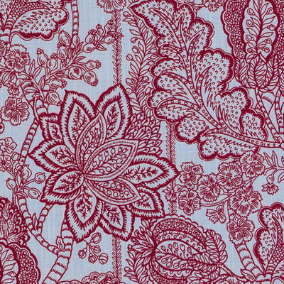 DURALEE FABRICS-DE42670 -73-RED/BLUE