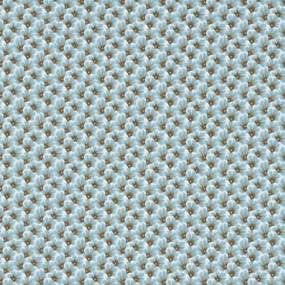 DURALEE FABRICS-DE42667 -50-NATURAL/BLUE