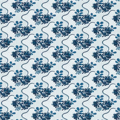 DURALEE FABRICS-DE42672 -54-SAPPHIRE
