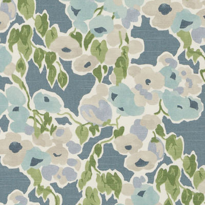 ROBERT ALLEN FABRICS-FRESH BOUQUET -AQUATINT