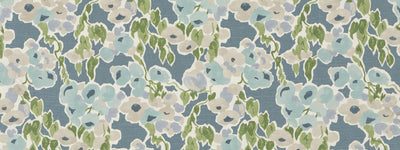 ROBERT ALLEN FABRICS-FRESH BOUQUET -AQUATINT