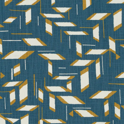 ROBERT ALLEN FABRICS-BLOCK SHAPES -JADE