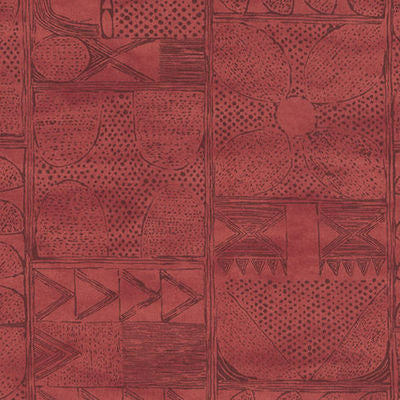 ROBERT ALLEN FABRICS-CASSAVA -CINNABAR