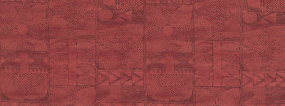 ROBERT ALLEN FABRICS-CASSAVA -CINNABAR