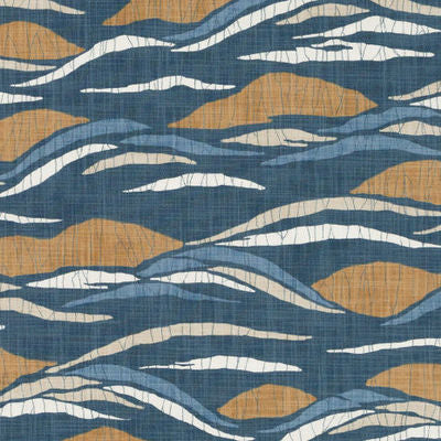 ROBERT ALLEN FABRICS-LOTUS HILLS -SLATE
