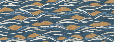 ROBERT ALLEN FABRICS-LOTUS HILLS -SLATE