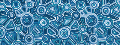 ROBERT ALLEN FABRICS-SONGLINES -LAPIS