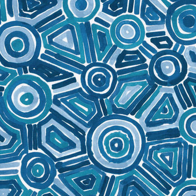 ROBERT ALLEN FABRICS-SONGLINES -LAPIS