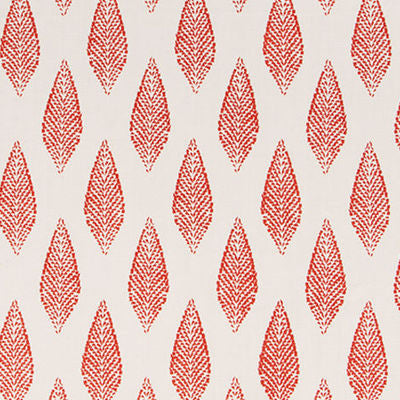 ROBERT ALLEN FABRICS-LEAF IT ALONE -TOMATO