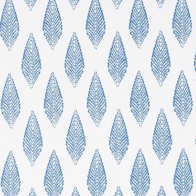 ROBERT ALLEN FABRICS-LEAF IT ALONE -ULTRAMARINE