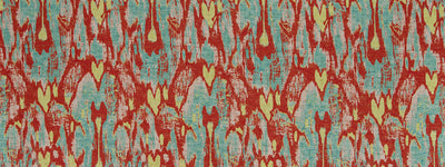 ROBERT ALLEN FABRICS-CORAZON VELVET -TOMATO